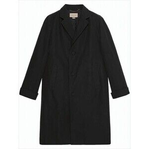 Gucci Tailored Black Coat With Notched Lapel - NWT
